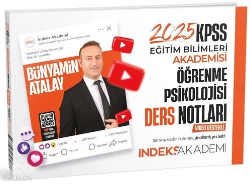 İndeks Akademi 2025 KPSS Eğitim Bilimlerinin Algoritması Öğrenme Psikolojisi Soru Bankası Çözümlü