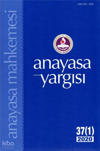 Anayasa Yargısı Dergisi 36 2 2019