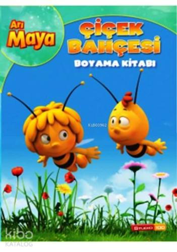 Arı Maya Çiçek Bahçesi Boyama Kitabı