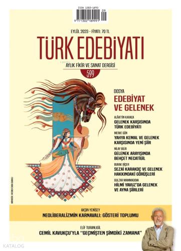 Türk Edebiyatı Dergisi Sayı 599 Eylül 2023