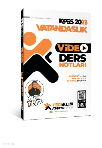 Yediiklim 2022 KPSS Genel Kültür Atölye Serisi Vatandaşlık Video Ders Notları Komisyon