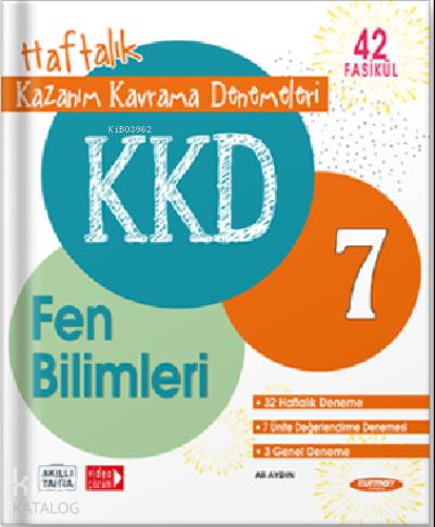 Kurmay ELT 5 Sınıf Fen Bilimleri KKD Haftalık Kazanım Kavrama Denemeleri