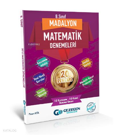 Gezegen 8 Sınıf Matematik Madalyon Demeleri 20 Deneme