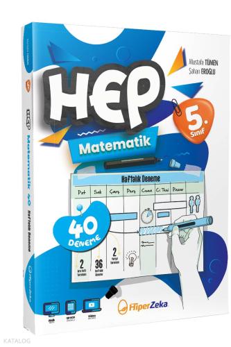 5 Sınıf Haftalık HEP Matematik 40 Deneme 2025