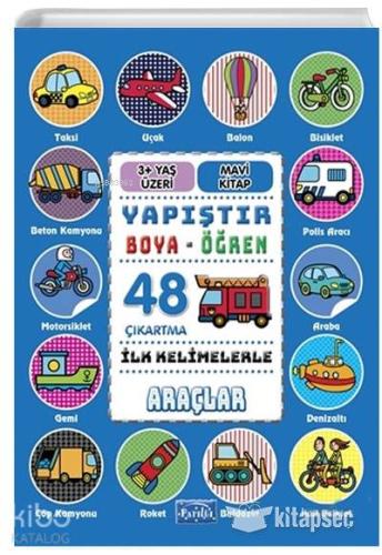 İlk Kelimelerle Araçlar Yapıştır Boya Öğren