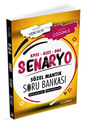 Tercih Akademi Yayınları KPSS ALES DGS Tamamı Çözümlü Senaryo Sözel Mantık Soru Bankası