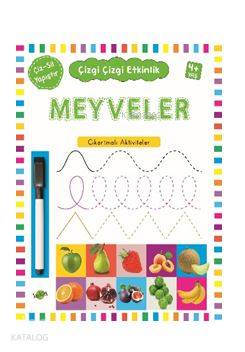 Meyveler 4 Yaş ve Üstü Çizgi Çizgi Etkinlik