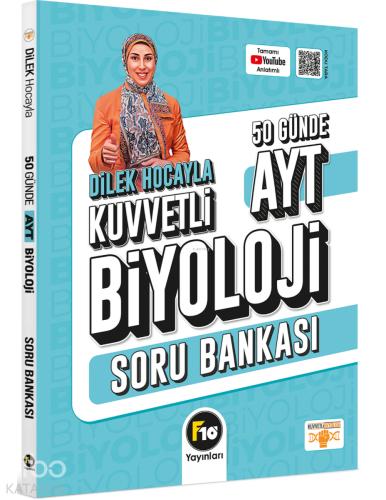 F10 Yayınları Dilek Hocayla AYT Biyoloji 50 Günde Soru Bankası