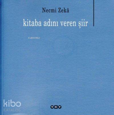 kitaba adını veren şiir