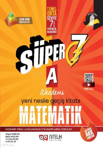 7 Sınıf Süper Matematik Soru Kitabı A