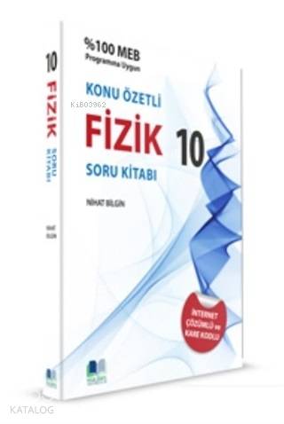 Nihat Bilgin Yayınları 10 Sınıf Fizik Konu Özetli Soru Bankası