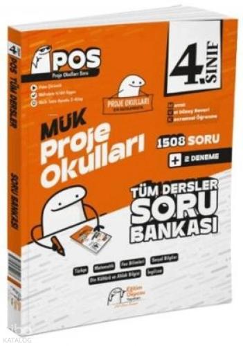 4 Sınıf Proje Okulları Mük Pos Soru Bankası Eğitim Deposu Yayınları