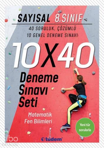 Tudem Yayınları 8 Sınıf Sayısal 10 40 Deneme Sınavı