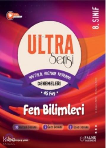 Palme Yayınları 2024 Ultra Serisi LGS 8 Sınıf Fen Bilimleri Denemeleri 45 Föy