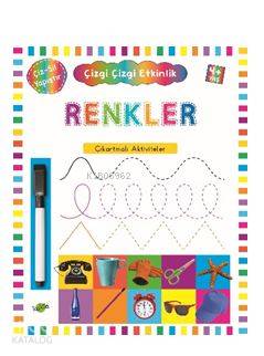 Renkler 4 Yaş ve Üstü Çizgi Çizgi Etkinlik