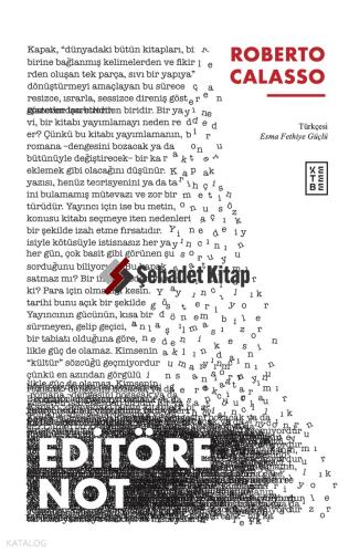 Editöre Not