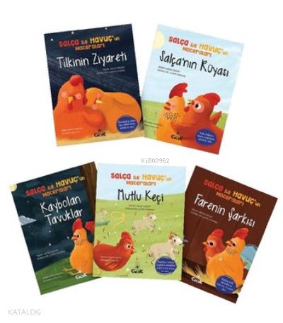 Salça ile Havuçun Maceraları Serisi Seti 5 Kitap Takım