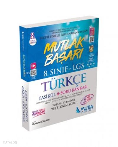 8 Sınıf LGS Türkçe Mutlak Başarı Fasikül ve Soru