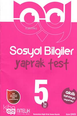Nitelik 5 Sınıf Sosyal Bilgiler Yaprak Test