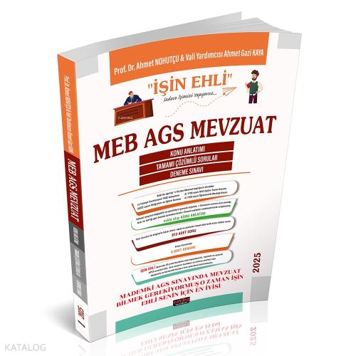 MEB AGS Mevzuat İşin Ehli Konu Anlatımı