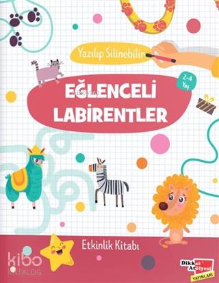 Yazılıp Silinebilir Eğlenceli Labirentler 2 4 Yaş