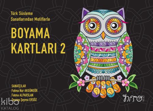 Türk Süsleme Sanatlarından Motiflerle Boyama Kartları 2