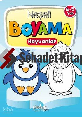 Neşeli Boyama Hayvanlar 4 5 Yaş