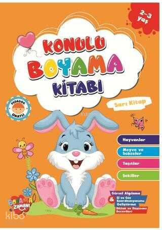 Konulu Boyama Serisi Sarı Kitap 2 3 Yaş
