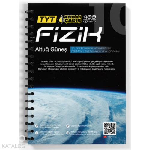 Altuğ Güneş Yayınları TYT Fizik 2 Kitap
