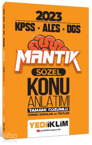 Yediiklim 2023 KPSS ALES DGS Sözel Mantık Konu Anlatımı Komisyon