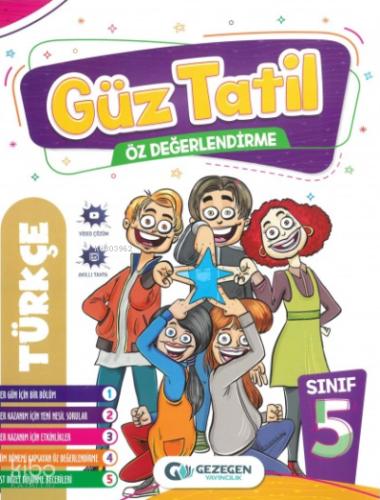 5 Sınıf Türkçe Türkçe Güz Tatil Kitabı