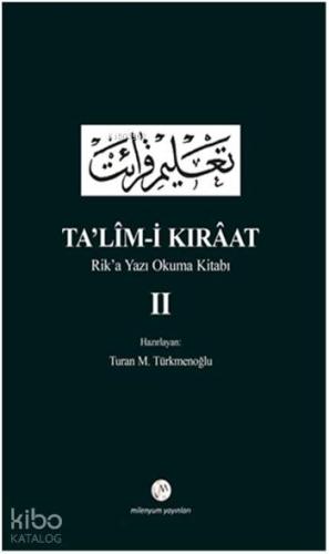 Ta lim i Kıraat Rik a Yazı Okuma Kitabı 2