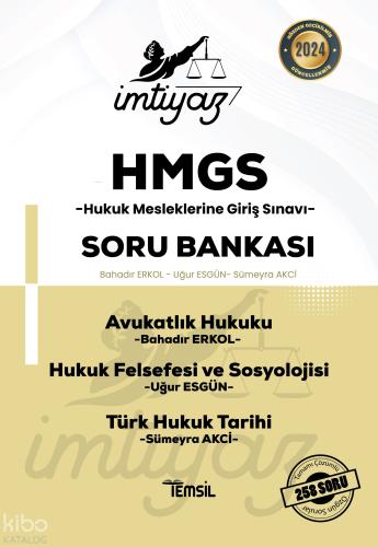İmtiyaz HMGS Avukatlık Hukuku Hukuk Felsefesi ve Sosyolojisi Türk Hukuk Tarihi Genel Kamu Hukuku Soru Bankası
