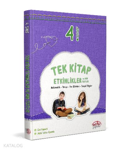 Editör Yayınevi 4 Sınıf Tek Kitap Etkinlikler ve Mini Testler