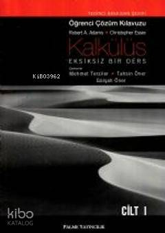 Kalkülüs Cilt I Öğr Çözüm Kılavuzu