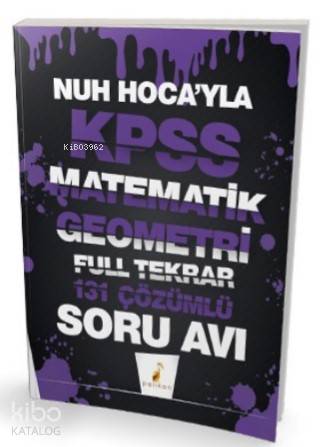 YKS TYT AYT Nuh Hocayla Geometri Soru Avı Soru Bankası