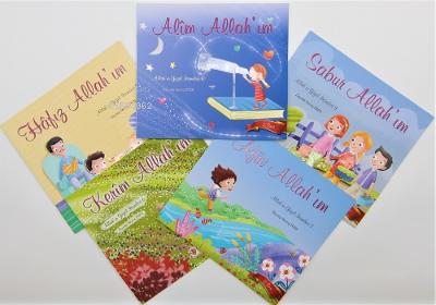 Allahın Güzel İsimleri 1 Seri 5 Kitap Takım Japonca