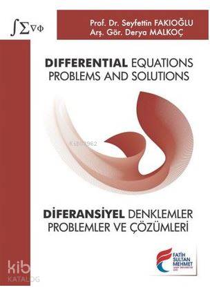 Differential Equations Problems and Solutions Diferansiyel Denklemler Problemler ve Çözümleri