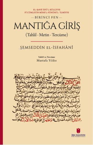 Mantığa Giriş Tahlil Metin Tercüme