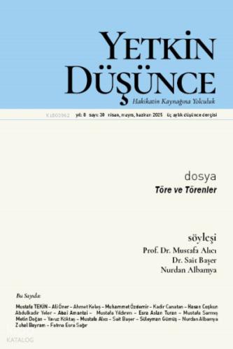 Yetkin Düşünce Sayı 30 Töre ve Törenler