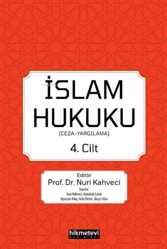 İslam Hukuku 4 cilt Ceza Yargılama