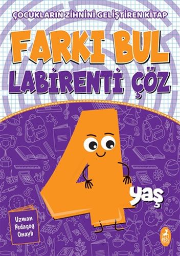 Farkı Bul Labirenti Çöz 2 Yaş