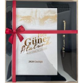 Her Güne Bir Atatürk 2020 Günlüğü Kalemli Set