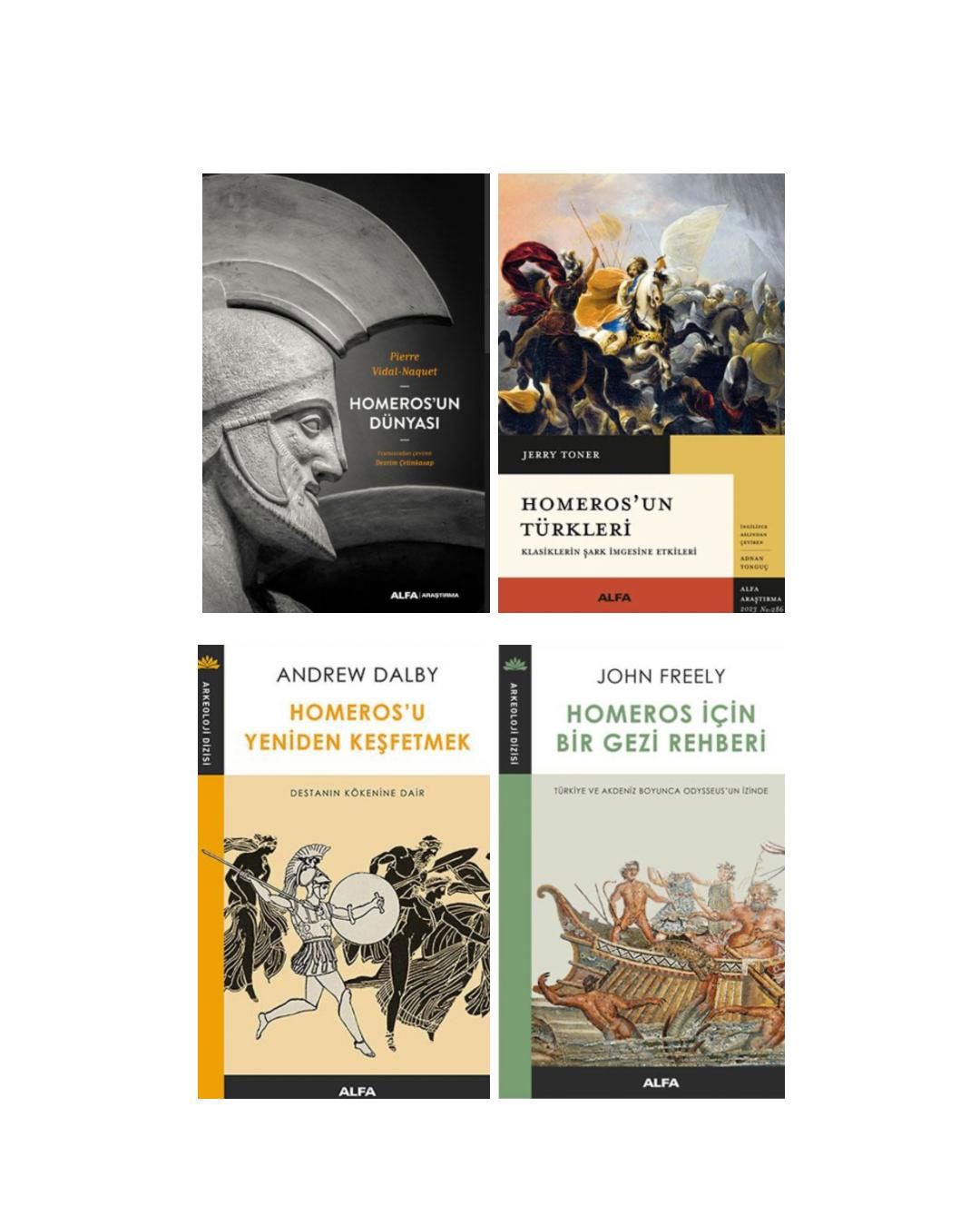 Homeros Seçkileri Seti 4 Kitap Takım