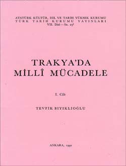 Trakya da Millî Mücadele I