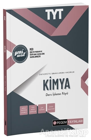 TYT Kimya Ders İşleme Föyü