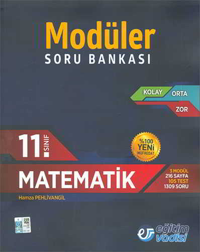 Eğitim Vadisi 11 Sınıf Matematik MSB Modüler Soru Bankası
