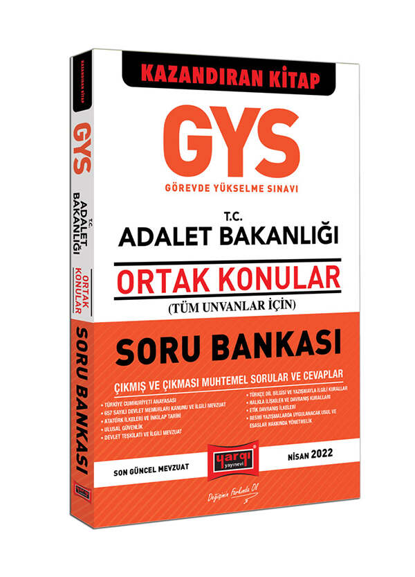 Yargı Yayınları GYS Orta Doğu Teknik Üniversitesi Ortak Konular Tüm Unvanlar İçin Konu Özetli Açıklamalı Soru Bankası