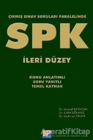 SPK İleri DüzeyÇıkmış Sınav Soruları Paralelinde