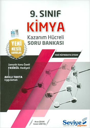 Seviye 9 Sınıf Kimya Kazanım Hücreli Soru Bankası Komisyon